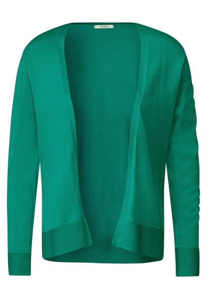 Basic Cardigan smaragd green
