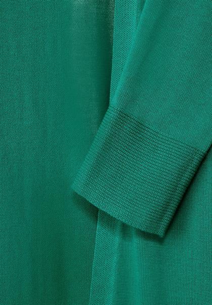 Basic Cardigan smaragd green