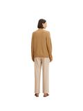 Basic Cardigan soft light camel melange