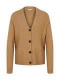 Basic Cardigan soft light camel melange