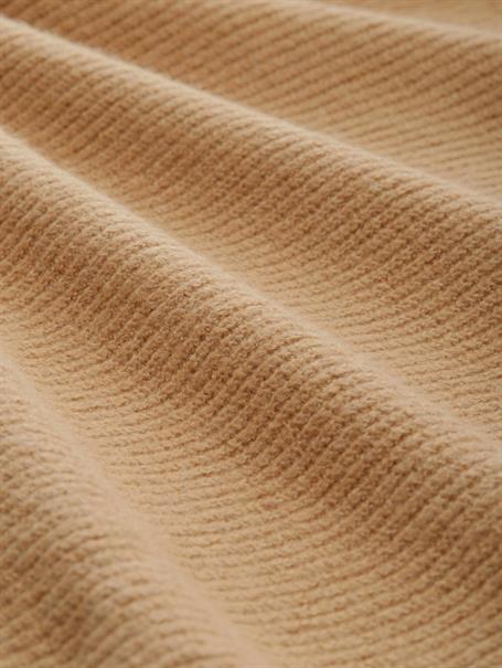 Basic Cardigan soft light camel melange