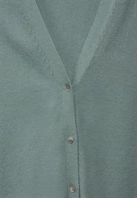 Basic Cardigan steelwood blue melange