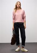 Basic Dolman Pullover powder pink mel.