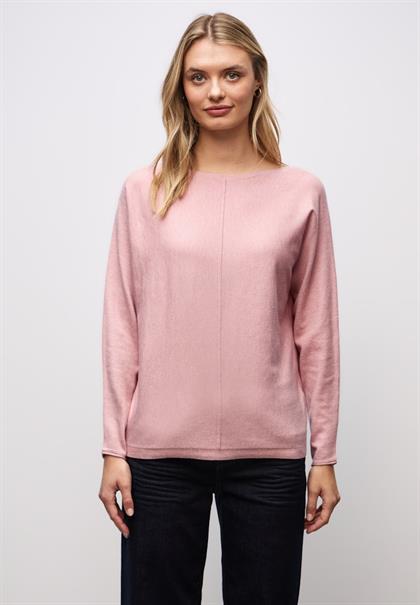 Basic Dolman Pullover powder pink mel.