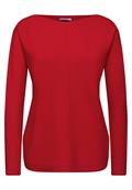 Basic Dolman Pullover racing red