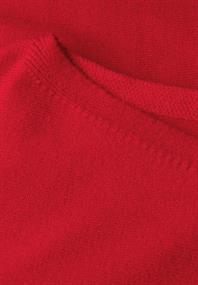 Basic Dolman Pullover racing red