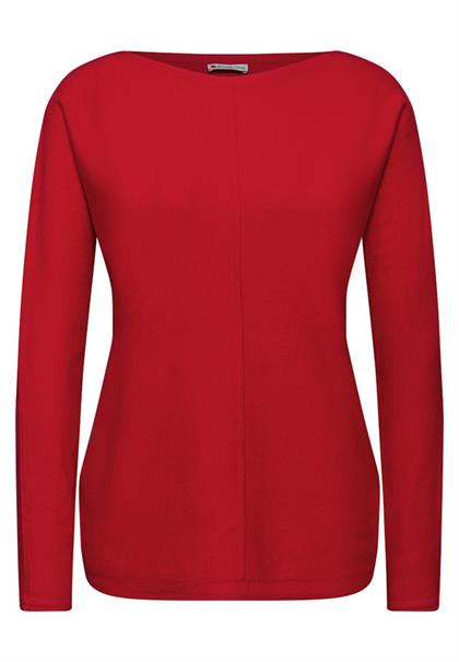 Basic Dolman Pullover racing red
