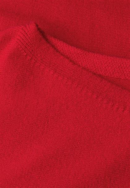 Basic Dolman Pullover racing red