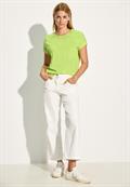 Basic Glitzer T-Shirt soft lime melange