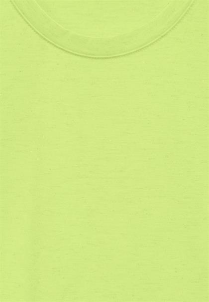 Basic Glitzer T-Shirt soft lime melange