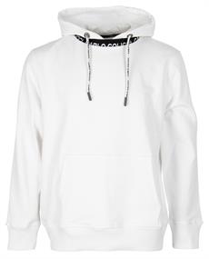 Basic Kapuzensweatshirt weiß