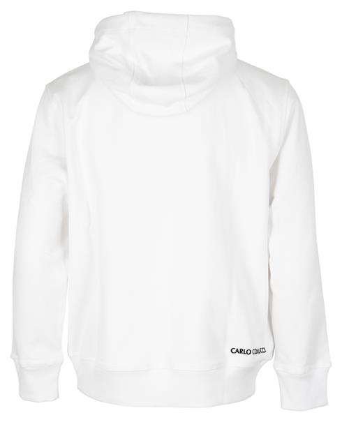 Basic Kapuzensweatshirt weiß