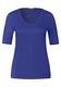 Basic Kurzarmshirt intense royal blue