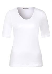 Basic Kurzarmshirt white
