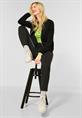 Basic Langarm Streifenshirt shiny apple green