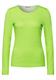 Basic Langarm Streifenshirt shiny apple green