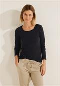 Basic Langarmshirt black