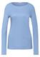 Basic Langarmshirt frosted blue