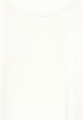 Basic Langarmshirt off white