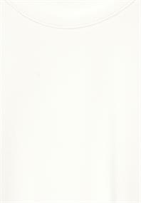 Basic Langarmshirt off white
