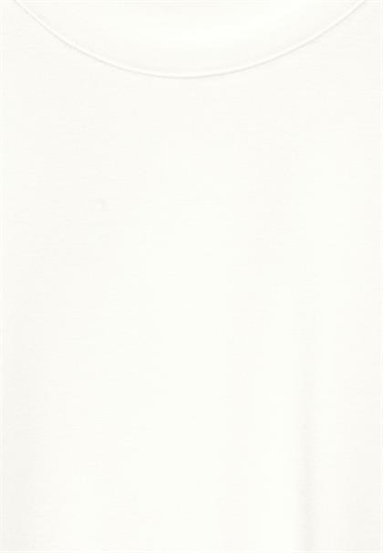 Basic Langarmshirt off white