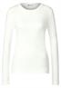 Basic Langarmshirt off white