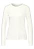Basic Langarmshirt off white