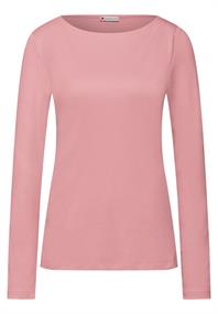 Basic Langarmshirt powder pink
