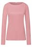 Basic Langarmshirt powder pink