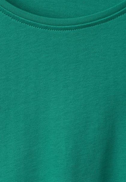 Basic Langarmshirt smaragd green