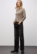 Basic Leo Turtleneck Shirt sanded beige