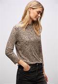 Basic Leo Turtleneck Shirt sanded beige