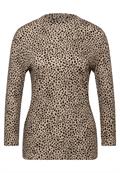 Basic Leo Turtleneck Shirt sanded beige