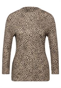 Basic Leo Turtleneck Shirt sanded beige