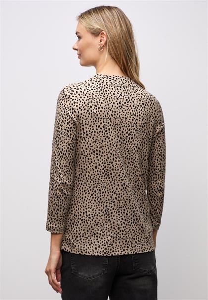 Basic Leo Turtleneck Shirt sanded beige