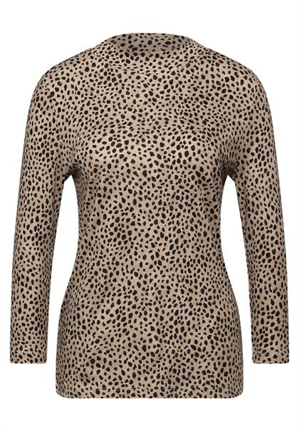Basic Leo Turtleneck Shirt sanded beige