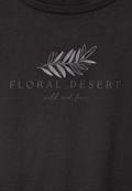 Basic Partprint T-Shirt black