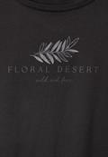 Basic Partprint T-Shirt black