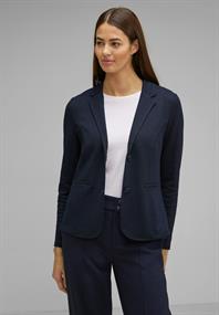 Basic Piqué Blazer deep blue