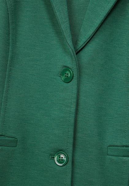 Basic Piqué Blazer fresh spring green