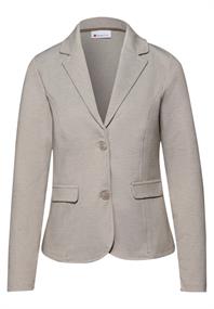 Basic Piqué Blazer light terra mocha