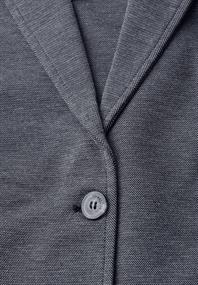 Basic Piqué Blazer shadowed navy