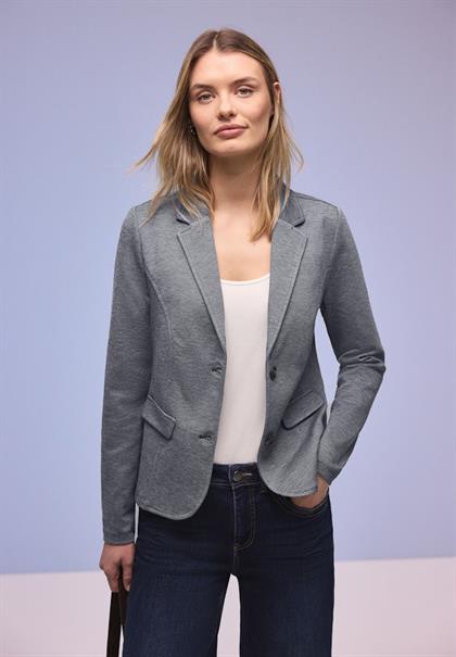 Basic Piqué Blazer shadowed navy