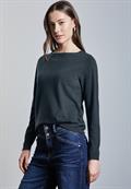 Basic Pullover cool vintage green