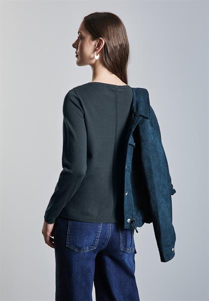 Basic Pullover cool vintage green