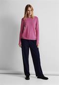 Basic Pullover cozy pink melange