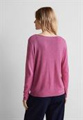 Basic Pullover cozy pink melange