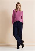 Basic Pullover cozy pink melange
