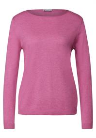 Basic Pullover cozy pink melange