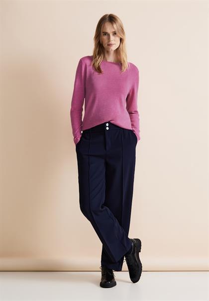 Basic Pullover cozy pink melange